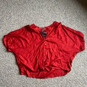 NWT. short sleeve button up
